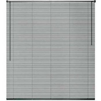 vidaXL Persiana aluminio 120x220 cm plateada