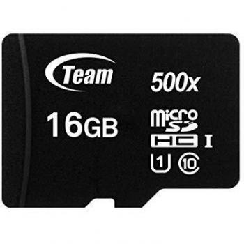 Team Group Micro SD 2 GB con Adaptador SD Tarjeta de Memoria 16 GB Class 10 UHS-I Grade 1