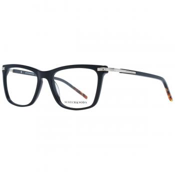 Gafas Graduadas Scotch & Soda SS 3010 004, Armazones para Hombre Negros, Lentes Recetados de 51 mm, Diseño Moderno y Elegante