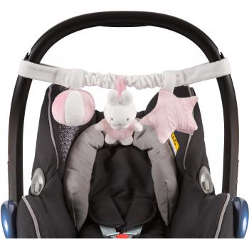Unbekannt Miffy nijn212 Auto Asiento Juguete Miffy Color Rosa Punto