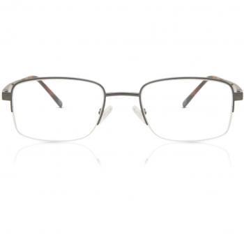 Gafas Anti-Azules Rectángulo Montuta Completa Metal Gunmetal Armazones para Hombre - SmartBuy Collection
