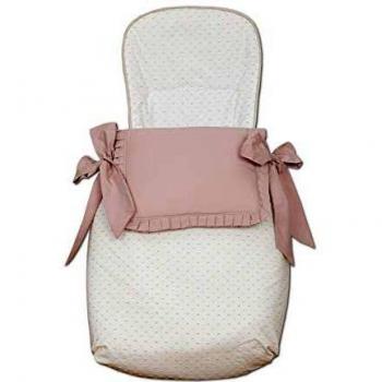 Babyline Sugar - Saco 3 usos, unisex, color rosa