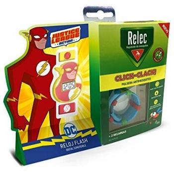 Relec Pulsera Repelente Antimosquitos Superhéroes Flash - 1 Unidad