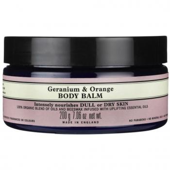 Neal's Yard Remedies Geranium and Orange Body Balm | Uplifting Moisture Boost | 200g