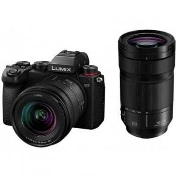 Panasonic Lumix DC-S5 Mirrorless Digital Camera with 20-60mm and 70-300mm Lenses Kit