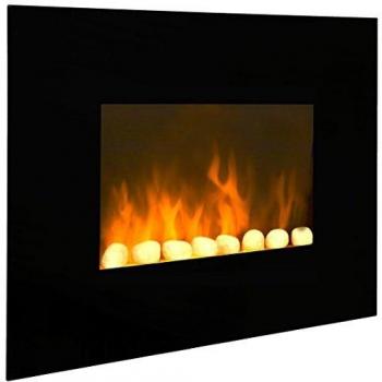 Chemin'Arte 039 - Chimenea eléctrica, color negro