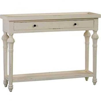 Consola con 1 cajón Natural rattán Madera de 100x30x77 cm - LOLAhome