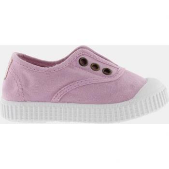 Victoria - Zapatillas de lona de niños DREC con elástico central y puntera de goma