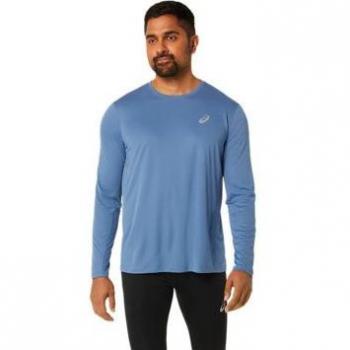 Camiseta de manga larga Asics Core para hombre color azul