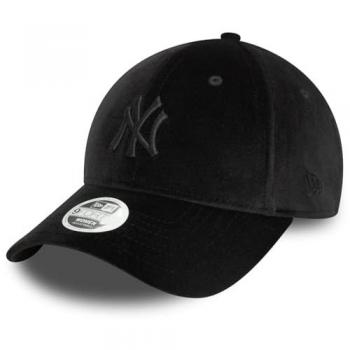 Gorra New Era Velour 940 MLB New York Yankees negra unisex, talla One Size