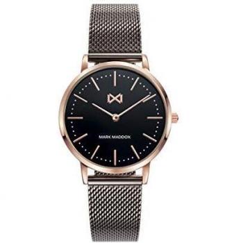 Reloj Mark Maddox para Mujer con Correa Negra y Pantalla en Negra MM7115-57
