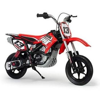 Moto Eléctrica Infantil X-Treme Fighter 24V, Acelerador Progresivo, Freno de Tambor, Ruedas Hinchables y Llantas Metálicas, Velocidad 11 km/h, Color Azul