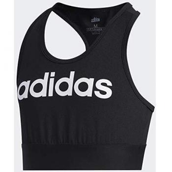 adidas Yg Xpr Top Workout Bra-Light Support, Niñas, Black/White, 910A