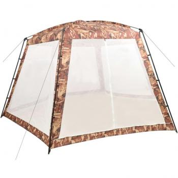 Carpa para piscina de tela camuflaje 590x520x250 cm