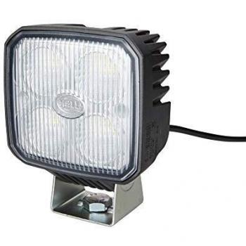 Faro de trabajo LED Hella 1GA 996 284-002 - 12V/24V - 1200lm - Montaje ajustable - Iluminación de suelo - Cable de 500mm