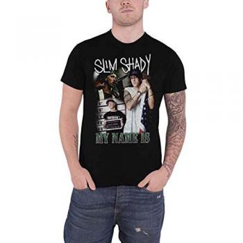Eminem My Name Is Homage Black XL Cotton T-Shirt