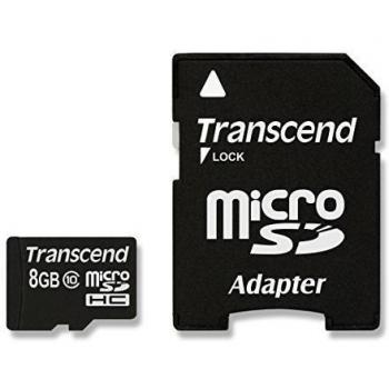 8 GB Micro SDHC + Adaptador Class 6 Tarjeta de Memoria para Huawei Y201