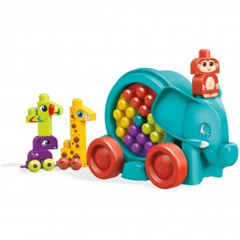 Mega Bloks Elefante Bloquefante Divertido, Color Azul, 40 x 29 cm