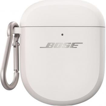 Bose Wireless Charging Case Cover for QuietComfort Ultra Earbuds and QuietComfort Earbuds II - White Smoke