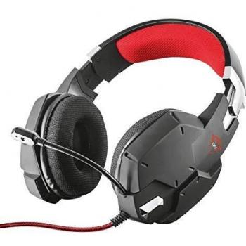 Trust Gaming GXT 322 Carus Auriculares Gamer con Micrófono Flexible y Diadema Ajustable, Cable de 1 m, para PS4, PS5, PC, Nintendo Switch, Xbox One, Xbox Series X - Negro