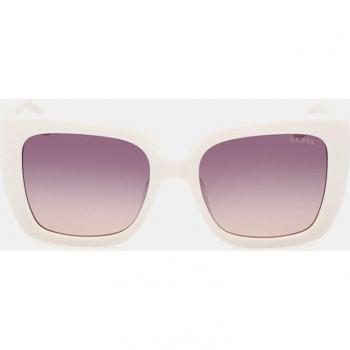 Guess Women's Square White Acetate Sunglasses GU7889 21Z 140mm