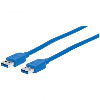 Manhattan USB-A to USB-A Cable, 1.8 m, Male to Male, 5 Gbps
