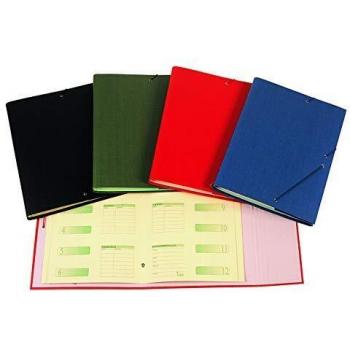 CARPETA CLASIFICADORA FOLIO COLOR AZUL, CON SOLAPA. PRECIO UNITARIO