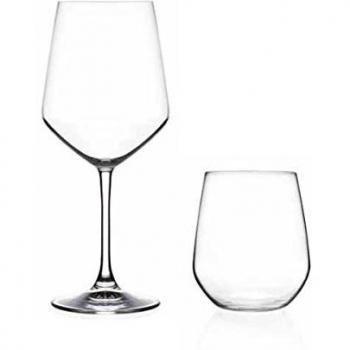 Set de 6 Vasos de Agua Universum de 42,5 cl RCR Cristal Transparente