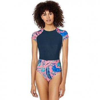 Hurley Women's Quick Dry Flanimal Short-Sleeve Surf Suit