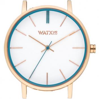Watx&Colors Granite WXCA3010 - Reloj para Mujer Analógico de Cuarzo con Brazalete de Piel de Vaca (38mm)
