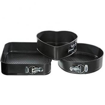 Set de 3 Moldes Desmontables Cuadrado, Redondo y Corazón