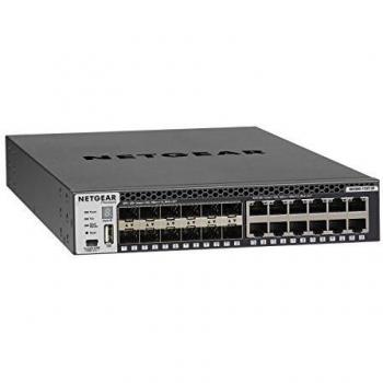 NETGEAR M4300-12X12F 24x10G Managed L2/L3 Half-Width Stackable Switch with 12x10GBASE-T and 12xSFP+ for Server Aggregation, Black