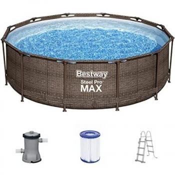 Bestway Steel Pro MAX Frame - Piscina con Bomba de Filtro