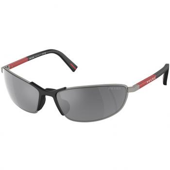 Prada Linea Rossa PS55ZS 5AV07G Men's Sunglasses Gunmetal Size 60