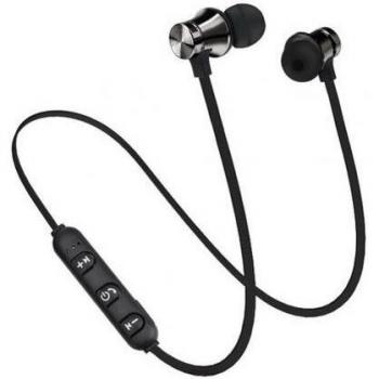 Auriculares Magnéticos Inalámbricos Bluetooth XT11 con Micrófono y Banda para el Cuello, Auriculares Deportivos para Smartphone