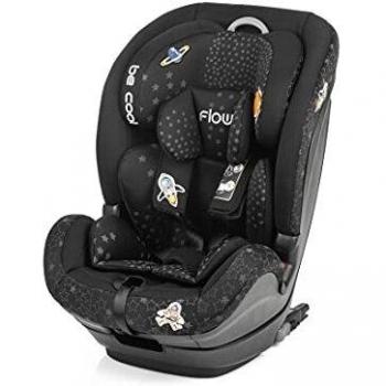 Be cool Flow Silla de Coche Grupo 1 2 3, de 9 a 36 kg, con Isofix y Top Tether, Incluye Reductor, Edición Galaxy