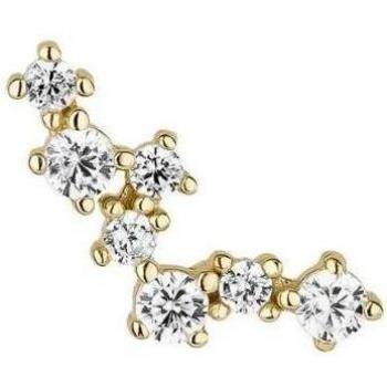 Ear Candy - Pendiente trepador Salvi de plata bañado en oro amarillo 18k
