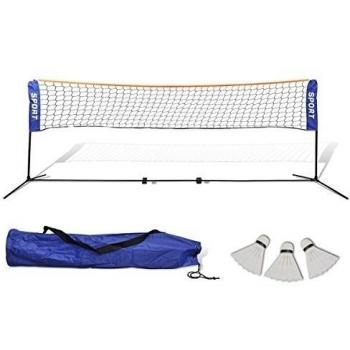 vidaXL Red de Bádminton Voleibol con bolsa de transporte 500 X 155cm Jardín