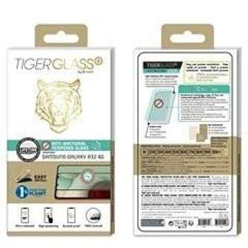 Protector de Pantalla Antibacteriano de Vidrio Templado Negro Transparente para Samsung Galaxy A32 4G