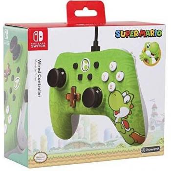 Mando con cable PowerA para Nintendo Switch Yoshi