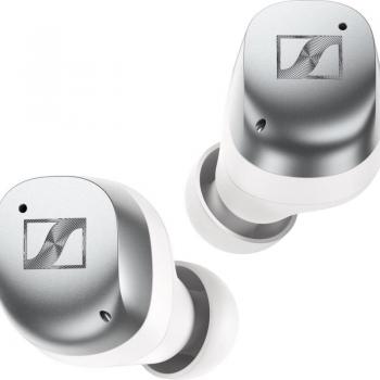 Sennheiser Momentum True Wireless 4 Noise-Canceling In-Ear Headphones (White Silver)