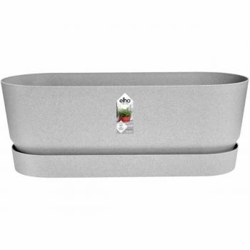 Jardinera Elho Gris 50 cm Plástico Ovalada