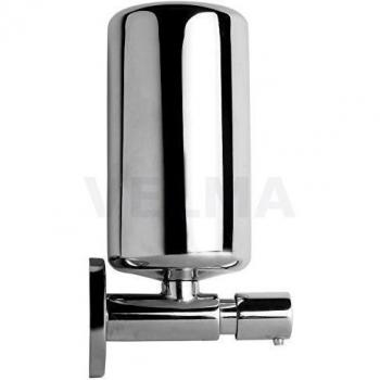 VELMA - TD-10110 - Precioso dispensador de jabón para pared - Latón y acero inoxidable - Sin piezas de plástico - 100% inoxidable - ¡Gran calidad!