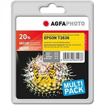Agfaphoto APET263SETD - Cartucho de tóner adecuado para EPS, multi-pack