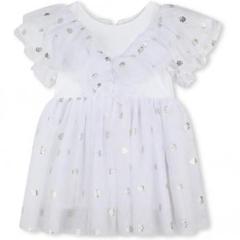 Carrement Beau - Vestido de niña con volantes de manga corta Y30096