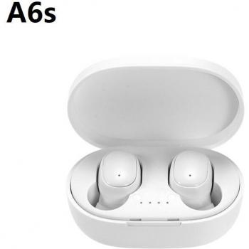 Auriculares TWS A6S Inalámbricos Bluetooth Mini Estéreo Deportivos Intrauditivos Impermeables para Xiaomi y iPhones