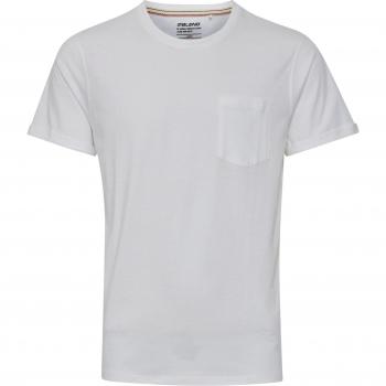 Camiseta Ecológica Blend BHNasir, Hombre, Talla S, Color Blanco, 100% Algodón, Casual, Corte Regular, Cuello Redondo, Manga Corta