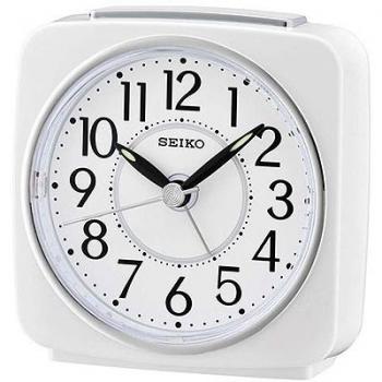 Despertador Seiko QHE140W con función de viaje y diseño elegante