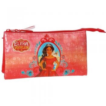 Disney Elena de Avalor Neceser de Viaje, 22 cm, 1.32 Litros, Rojo