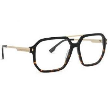DSQUARED2 D2 0123 WR7 14 56 Fashion Eyeglasses, Color: Black, Unisex, Size: 56 MM
